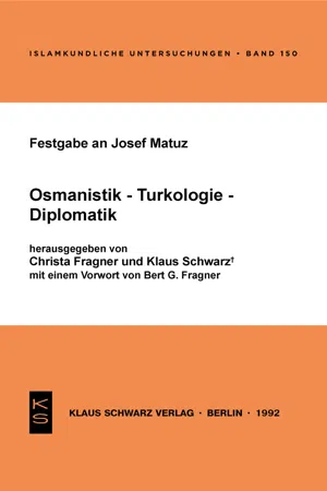 Festgabe an Josef Matuz