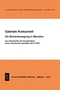 Die Berberbewegung in Marokko_cover