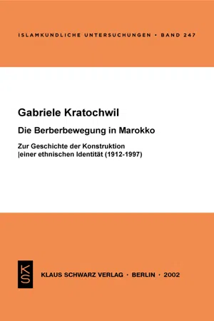 Die Berberbewegung in Marokko