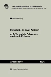 Demokratie in Saudi Arabien?_cover