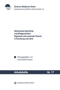 Afrikanische Geschichte und Weltgeschichte_cover