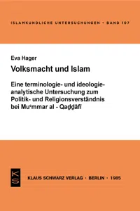 Volksmacht und Islam_cover