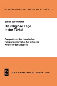 Die religiöse Lage in der Türkei_cover