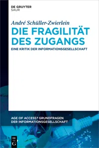 Die Fragilität des Zugangs_cover