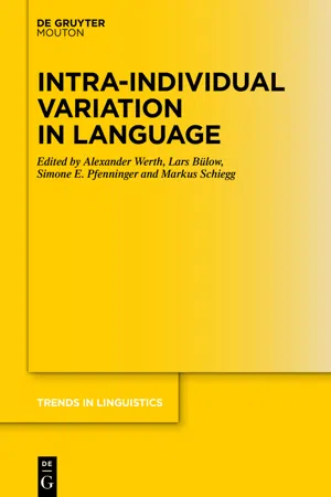 Intra-individual Variation in Language