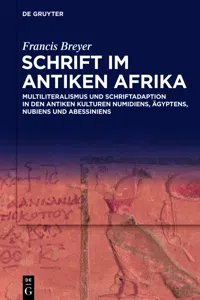 Schrift im antiken Afrika_cover