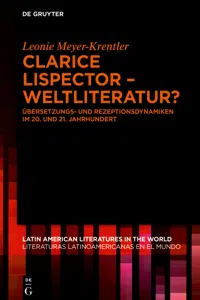 Clarice Lispector – Weltliteratur?_cover