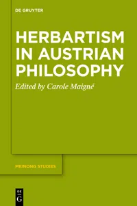 Herbartism in Austrian Philosophy_cover