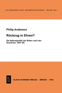 Rückzug in Ehren?_cover