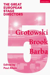 The Great European Stage Directors Volume 5_cover