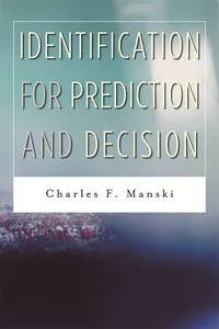 Identification for Prediction and Decision_cover