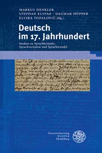 Deutsch im 17. Jahrhundert_cover