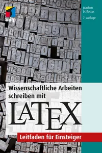 Wissenschaftliche Arbeiten schreiben mit LaTeX_cover