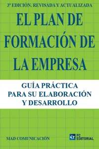 El Plan de Formación de la Empresa.3ª Edición. revisada y actualizada_cover
