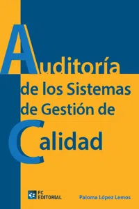 Auditoría de los Sistemas de Gestión de la calidad_cover