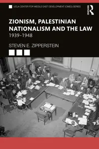 Zionism, Palestinian Nationalism and the Law_cover