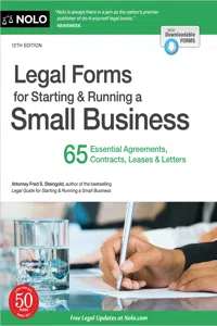 Legal Forms for Starting & Running a Small Business_cover