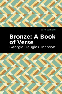 Bronze: A Book of Verse_cover