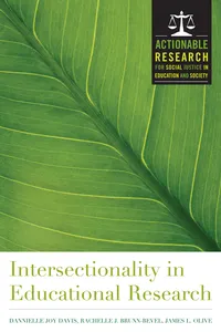 Intersectionality in Educational Research_cover