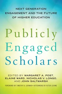 Publicly Engaged Scholars_cover