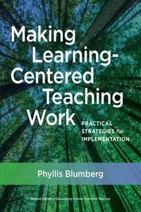 Making Learning-Centered Teaching Work_cover