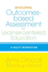 Developing Outcomes-Based Assessment for Learner-Centered Education_cover