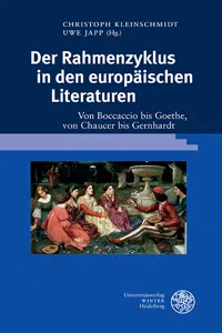 Der Rahmenzyklus in den europäischen Literaturen_cover