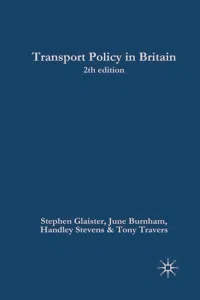 Transport Policy in Britain_cover