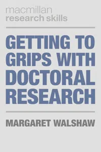 Getting to Grips with Doctoral Research_cover