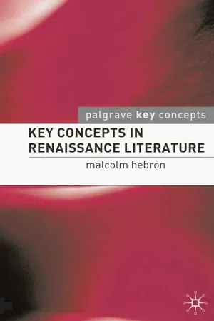 Key Concepts in Renaissance Literature