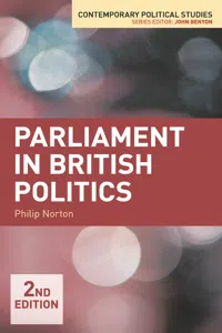 Parliament in British Politics_cover