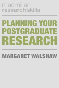 Planning Your Postgraduate Research_cover