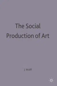 The Social Production of Art_cover