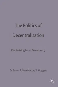 The Politics of Decentralisation_cover