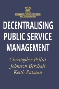 Decentralising Public Service Management_cover