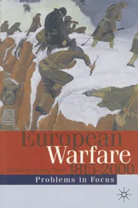 European Warfare 1815-2000_cover