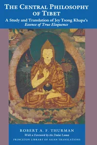 The Central Philosophy of Tibet_cover