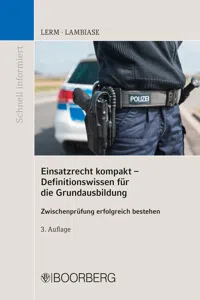 Einsatzrecht kompakt - Definitionswissen für die Grundausbildung_cover