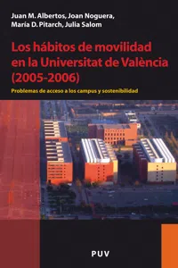 Los hábitos de movilidad en la Universitat de València_cover