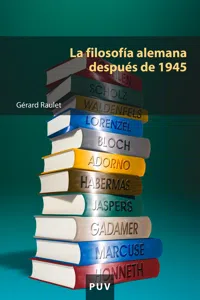 La filosofía alemana después de 1945_cover