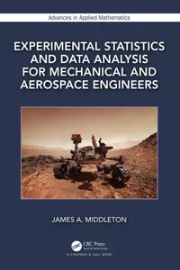 Experimental Statistics and Data Analysis for Mechanical and Aerospace Engineers_cover