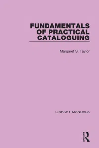 Fundamentals of Practical Cataloguing_cover