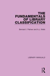 The Fundamentals of Library Classification_cover