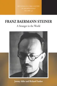 Franz Baermann Steiner_cover