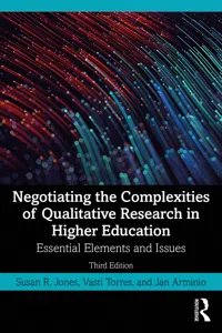 Negotiating the Complexities of Qualitative Research in Higher Education_cover