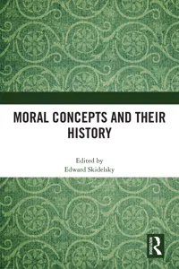 Moral Concepts and their History_cover