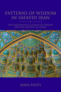 Patterns of Wisdom in Safavid Iran_cover