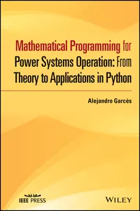 Mathematical Programming for Power Systems Operation_cover
