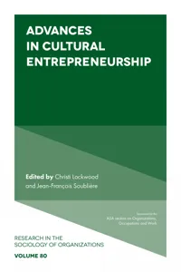 Advances in Cultural Entrepreneurship_cover
