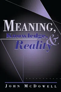 Meaning, Knowledge, and Reality_cover